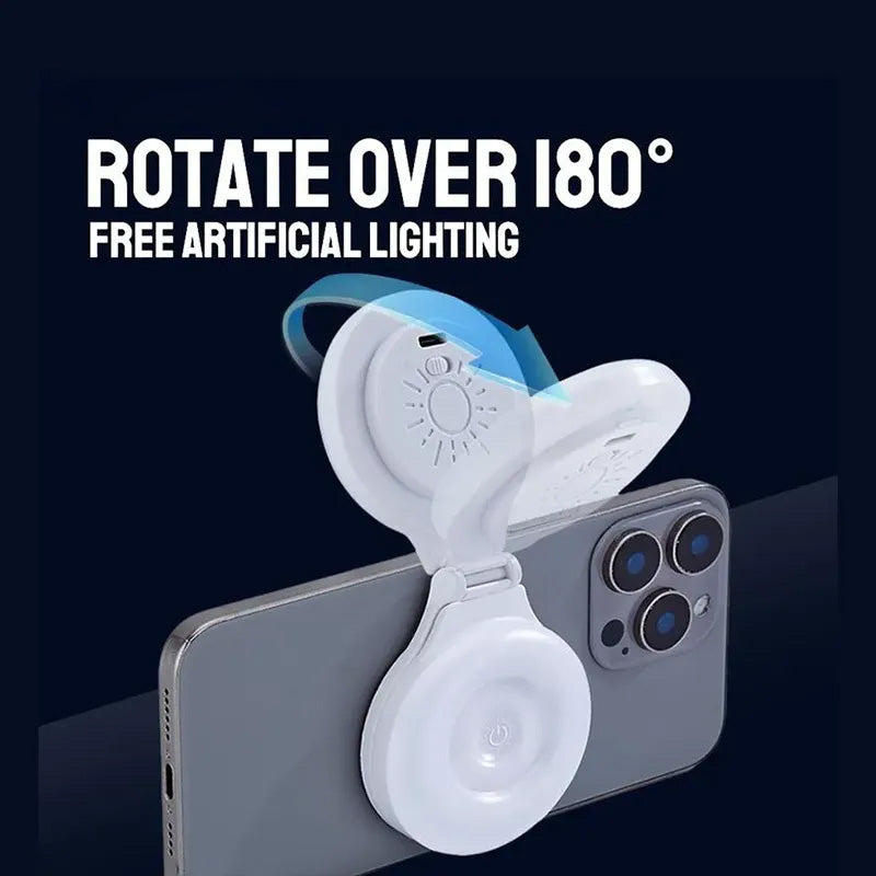 Magnetisk påfyllingslys for mobiltelefoner