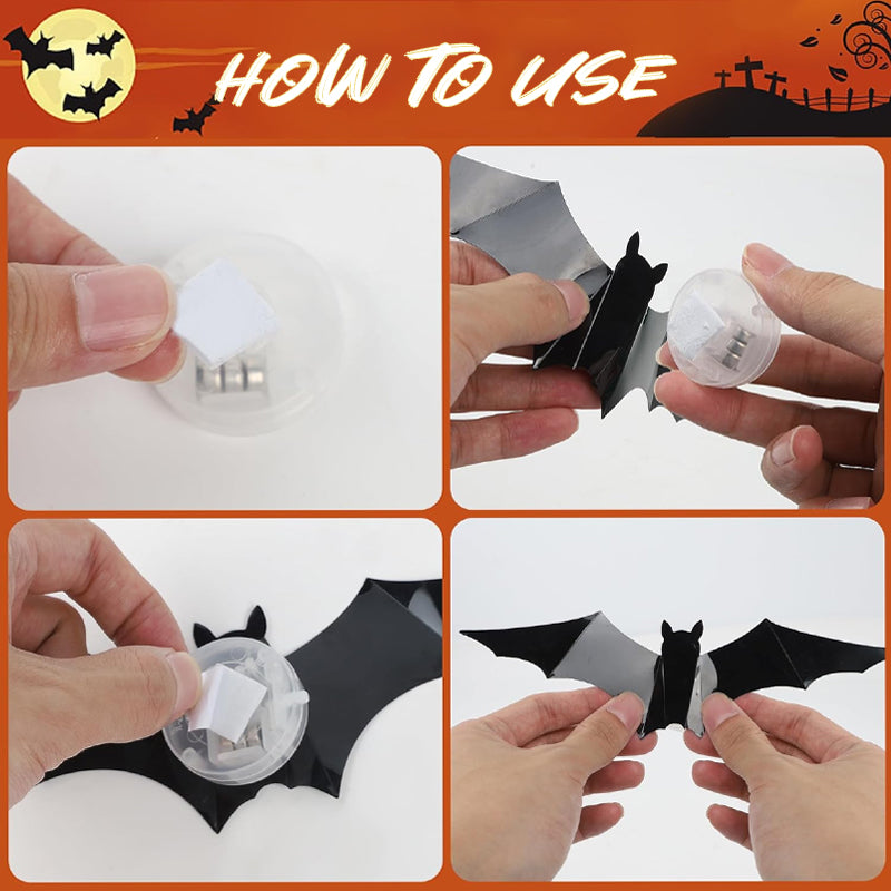 🎃LED Glowing Bat Group🦇