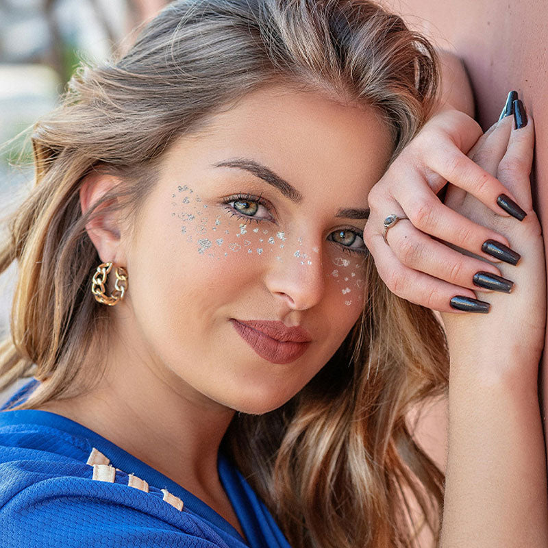 Tatoveringsklistremerker med fregner