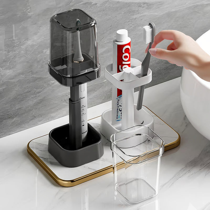 Oppbevaringsstativ for tannbørste (med deksel)/Storage rack for toothbrush (with cover)
