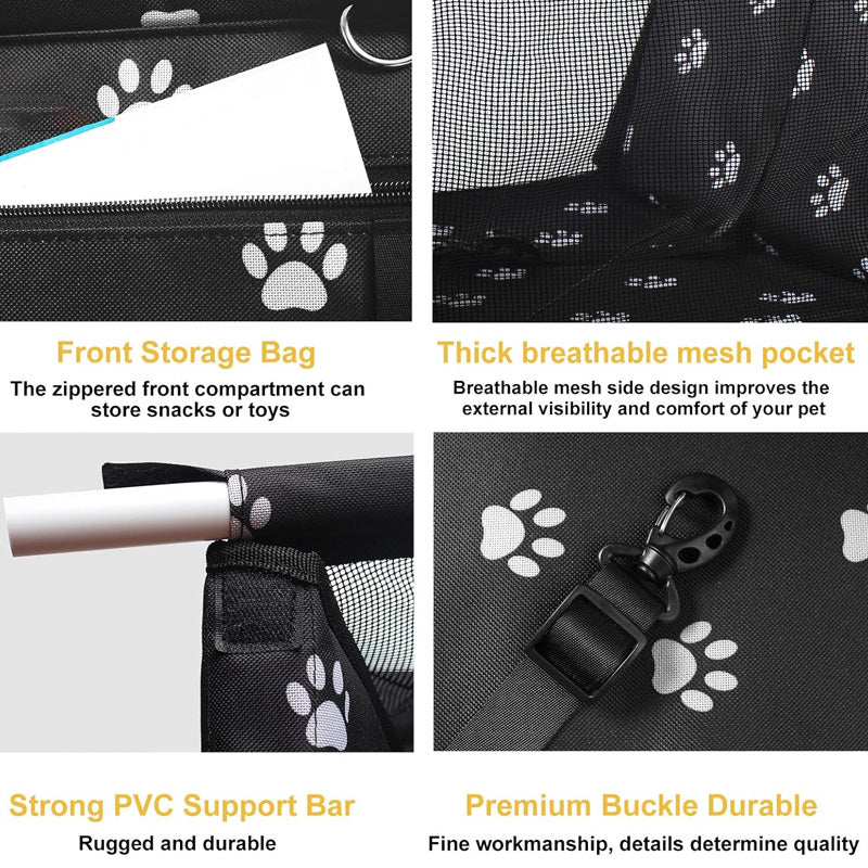 Bilsikkerhetssete for hunder og katter/Car safety seat for dogs and cats