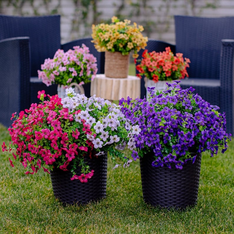 💥Kunstige blomster til utendørsbruk💐