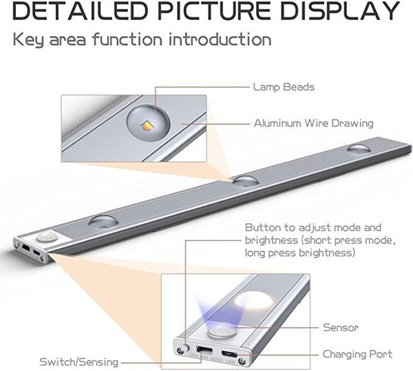💡 LED Motion Sensor Cabinet Light