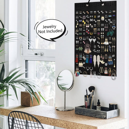 🔥2023 hot sale - Oppbevaringspose av filt for hengende smykker/Convenient jewelry storage hanging bag