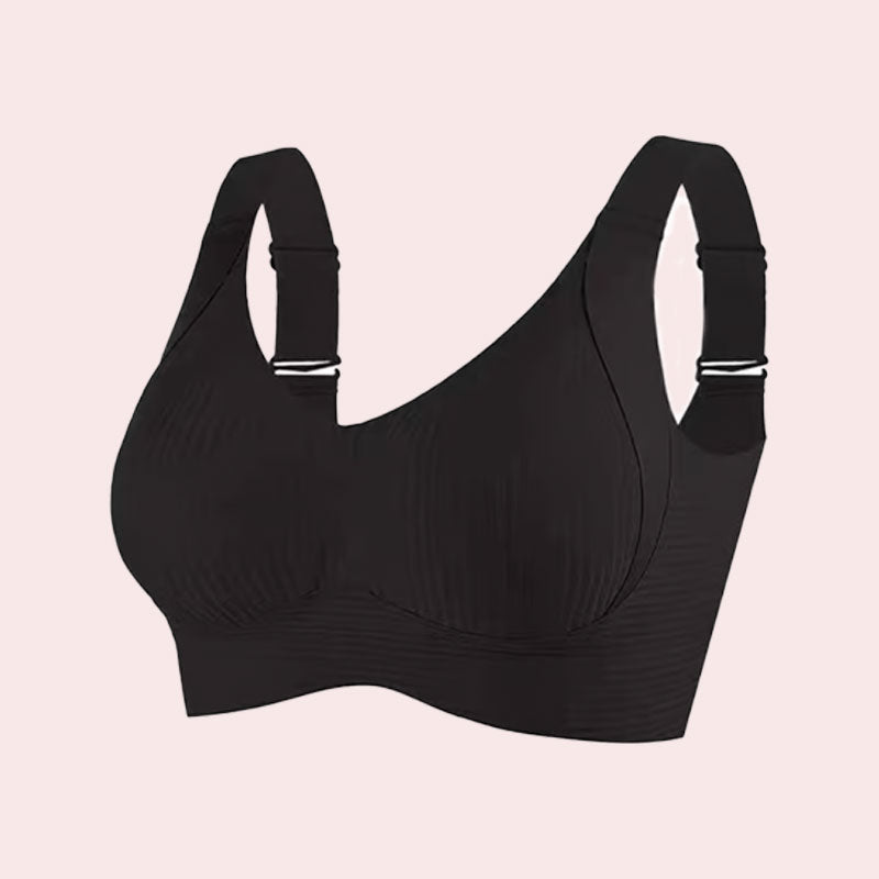 🎁Ribbet push-up-bh med justerbare bøyler for kvinner