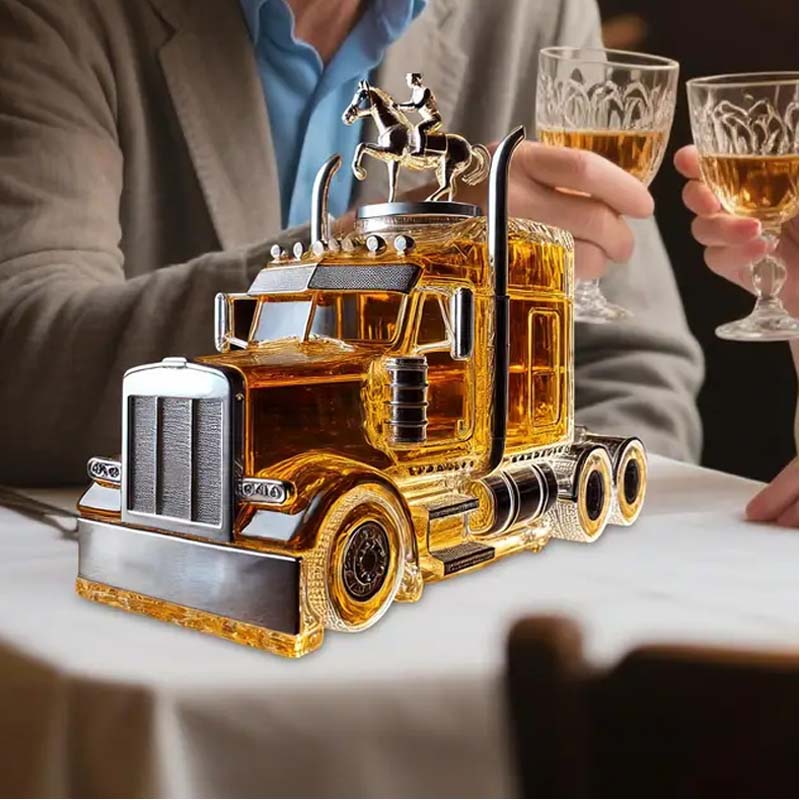 🚚Morsom lastebil whiskyflaske🥃