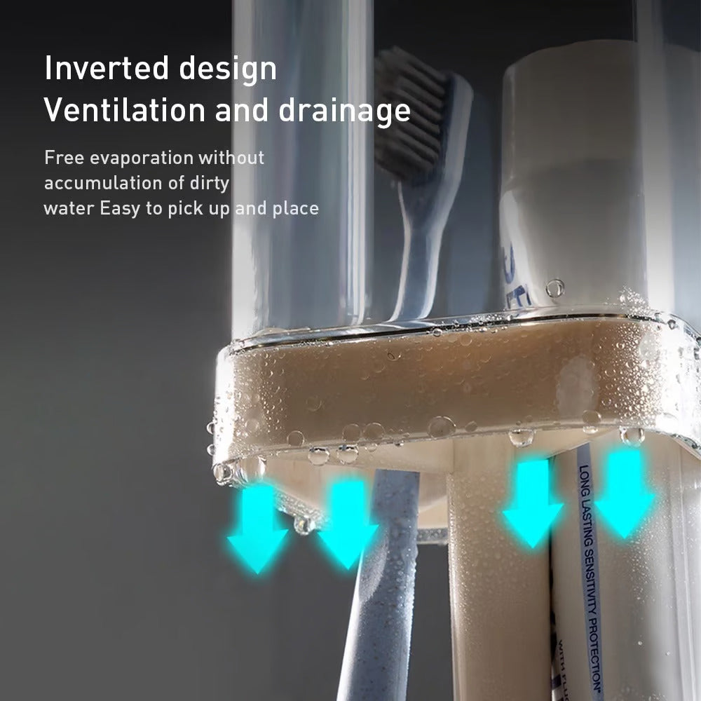 Oppbevaringsstativ for tannbørste (med deksel)/Storage rack for toothbrush (with cover)