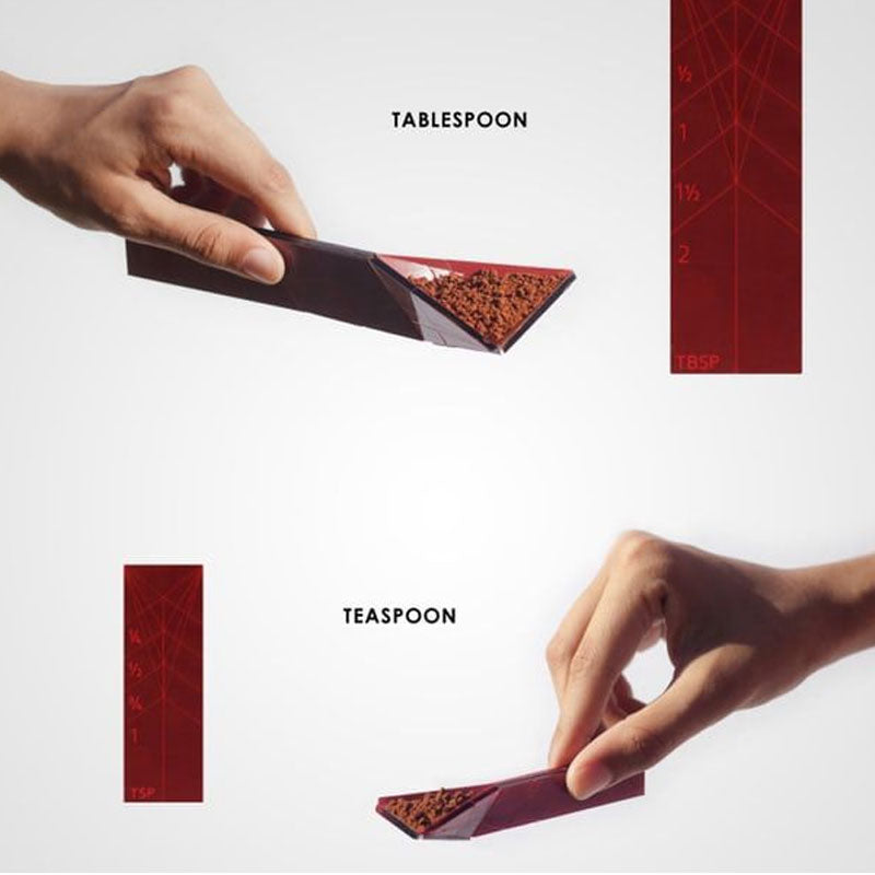 Polygon Flat 3 i 1 måleskje