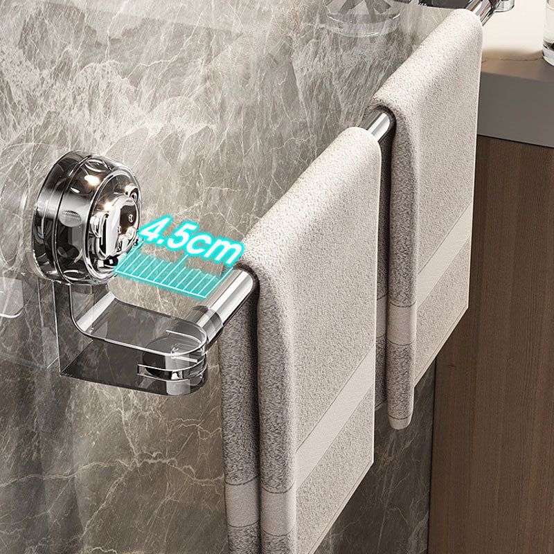 Uttrekkbar sugekopp håndklestang