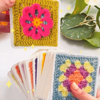 [50 miks og match design]The Granny Square Card Deck