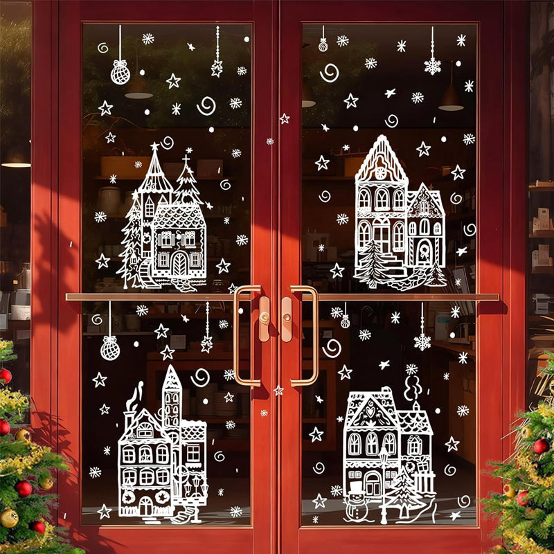 Juleby-klistremerker