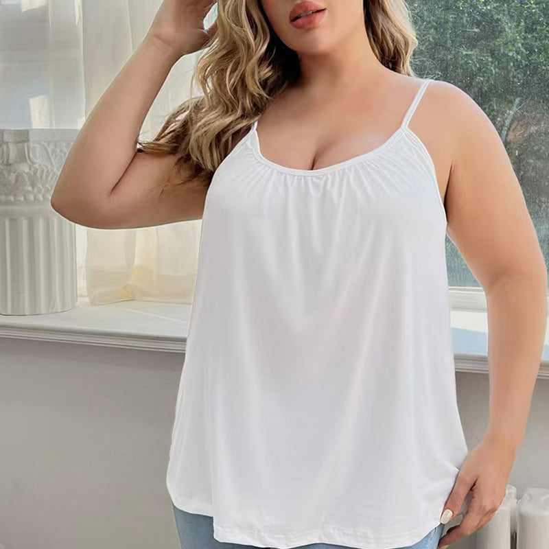 🔥2025 Ny ankomst 🔥Løssittende tanktopp med innebygd BH