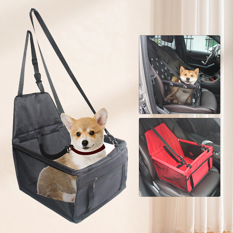 Bilsikkerhetssete for hunder og katter/Car safety seat for dogs and cats