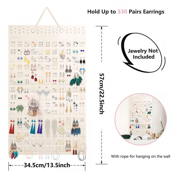 🔥2023 hot sale - Oppbevaringspose av filt for hengende smykker/Convenient jewelry storage hanging bag