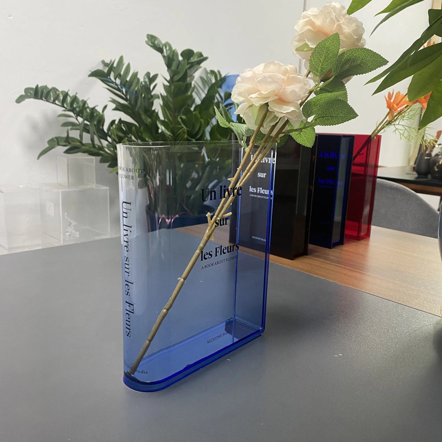 🌷Bøker om blomster - Bokvase