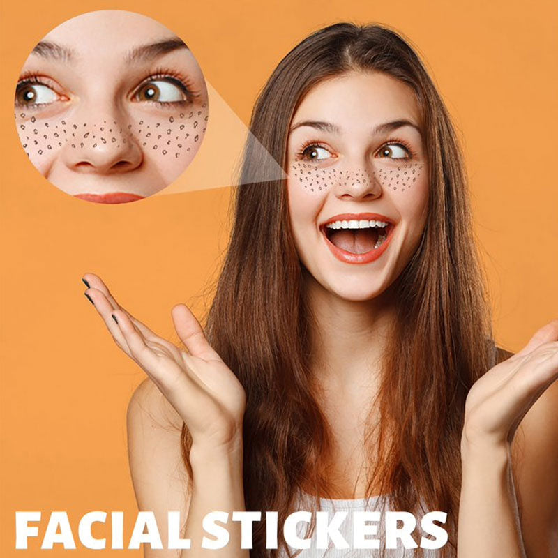 Tatoveringsklistremerker med fregner