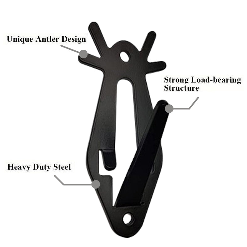 🎄Julesalg 2025 - Dekorativt Stativ Med Hjortehodeskallekrok