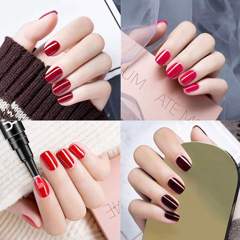 Ett-trinns lim Tre-i-ett Neglelakkpenn