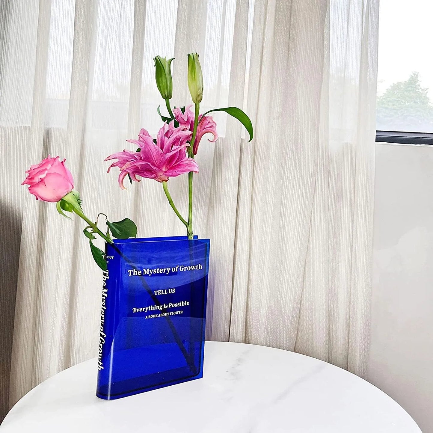 🌷Bøker om blomster - Bokvase