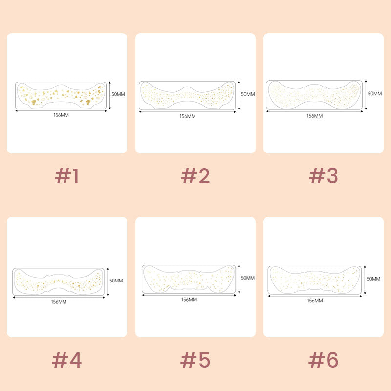 Tatoveringsklistremerker med fregner