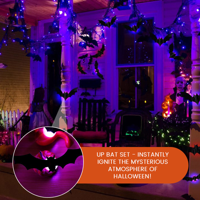 🎃LED Glowing Bat Group🦇