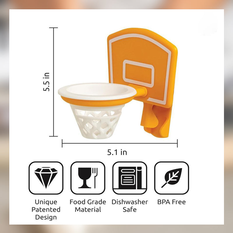 Basketballkurv for kjøkken Eggplommeutskiller