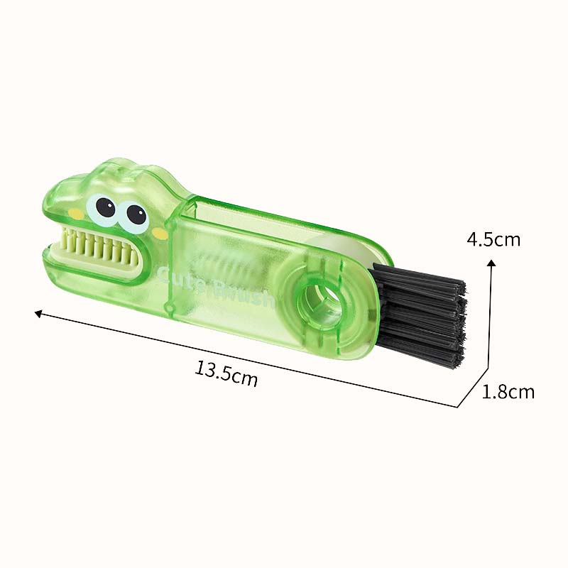🐊 Krokodille multifunksjonell rengjøringsbørste - 3 børstehoder for alle kopptyper