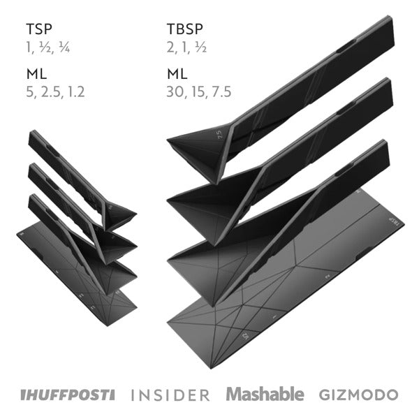 Polygon Flat 3 i 1 måleskje