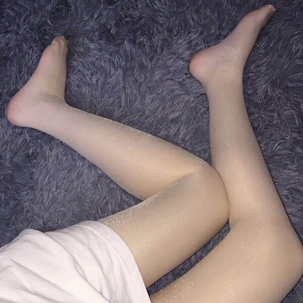 🍀Perlemorskimrende silkestrømper Sexy nylonstrømpebukser (kjøp 1 få 1 gratis)