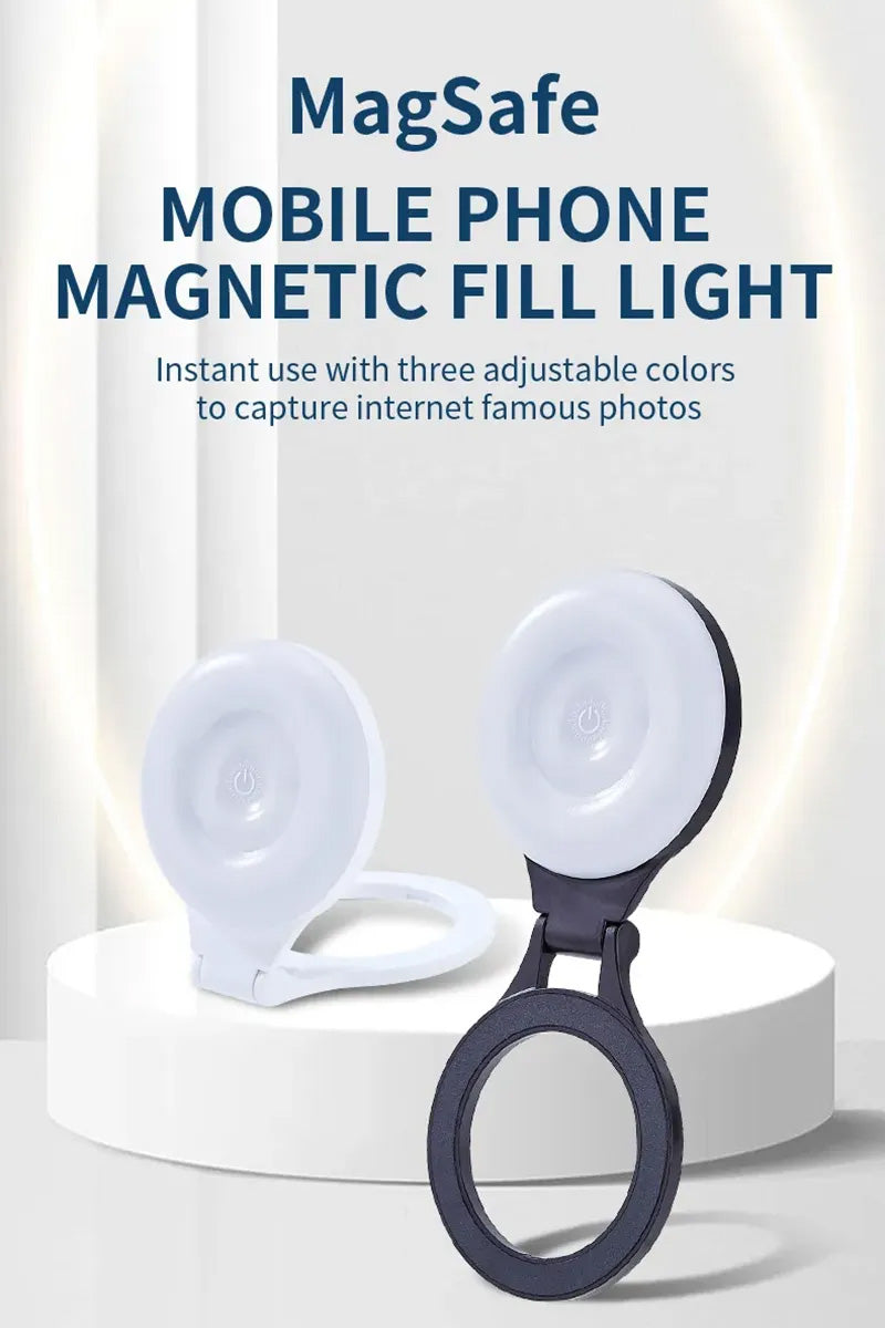Magnetisk påfyllingslys for mobiltelefoner