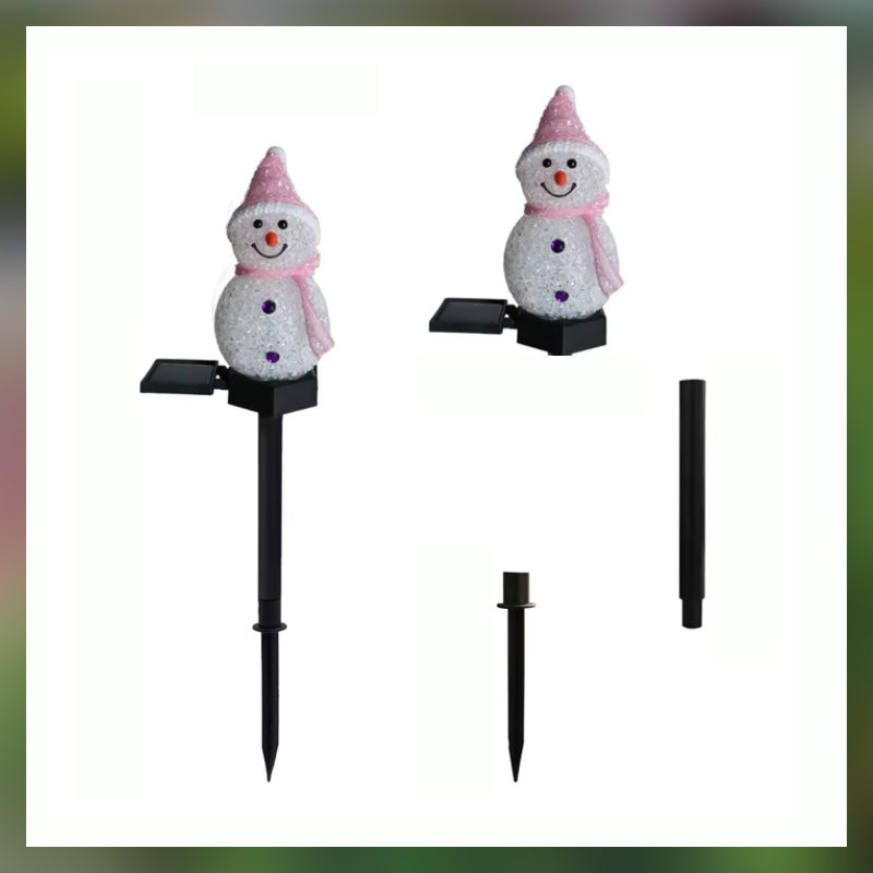 Solcelledrevet snøkulebelysning 🌟🎄☃️