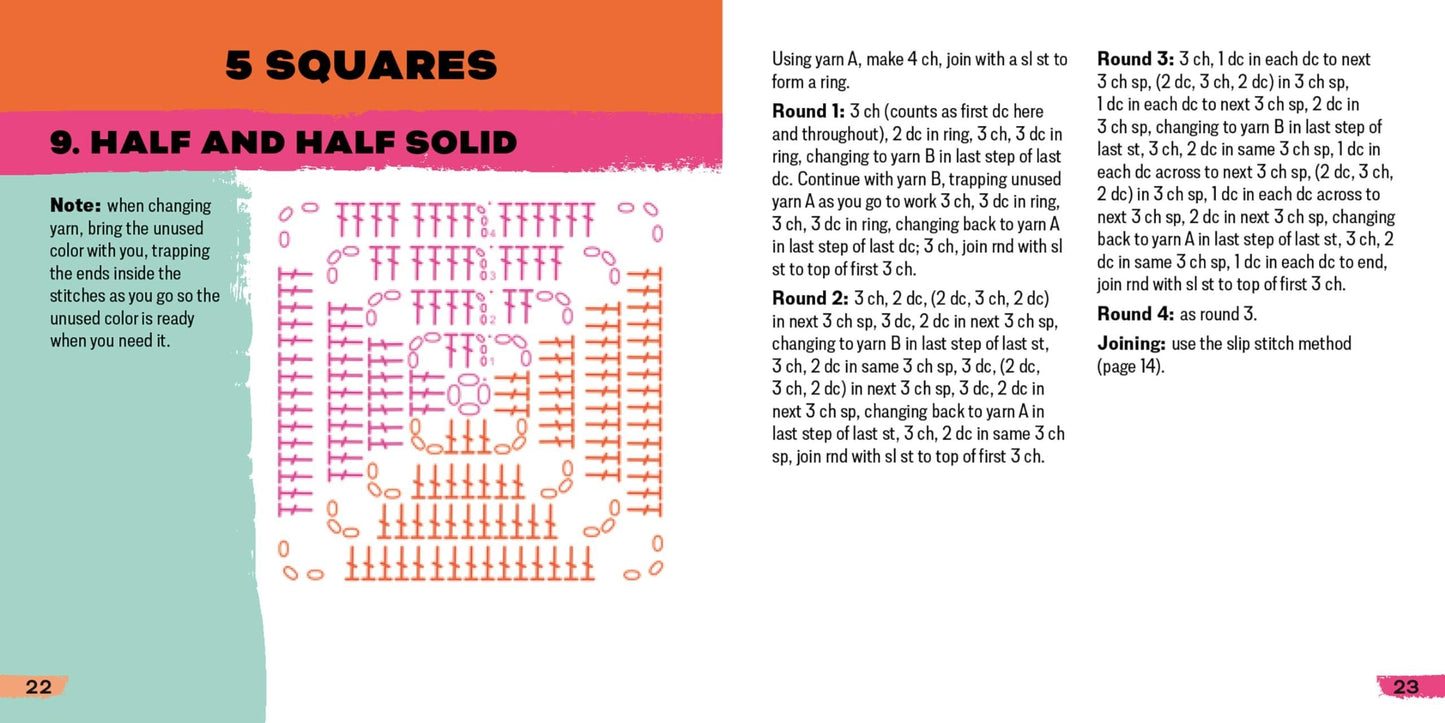[50 miks og match design]The Granny Square Card Deck