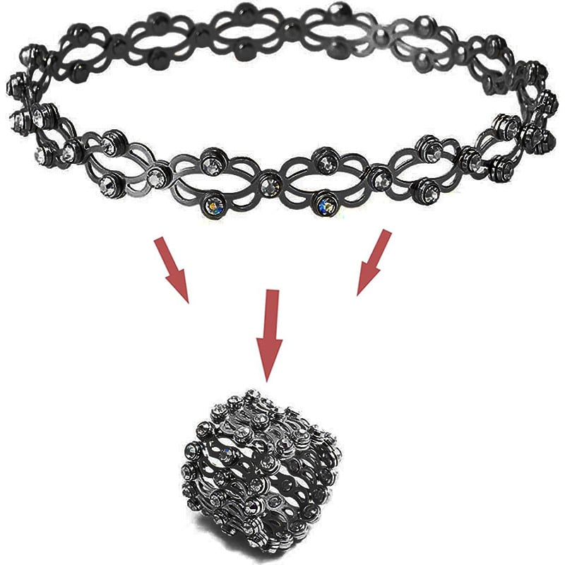 🔥Kjøp 1 få 1 gratis🔥Sammenleggbart ringarmbånd
