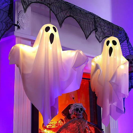 👻Lysende spøkelseslysekroner til halloween🎃