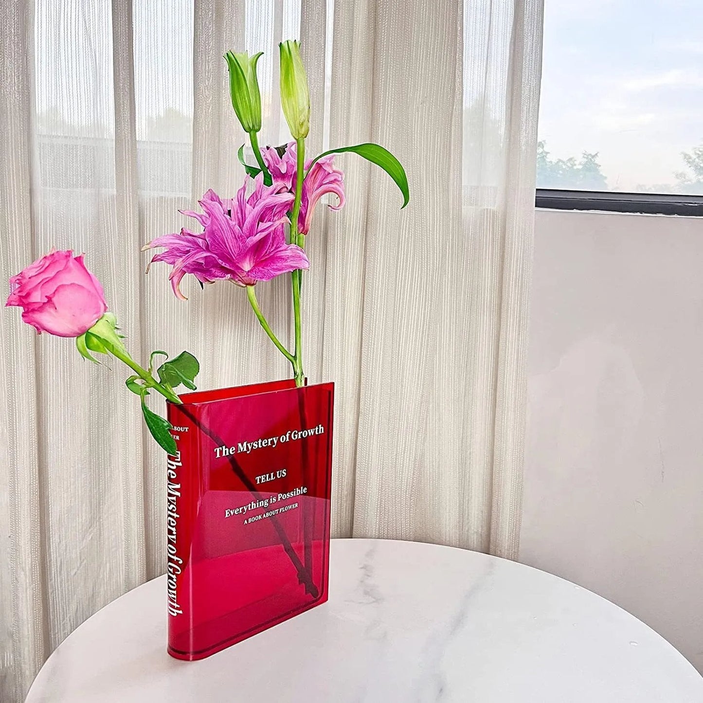 🌷Bøker om blomster - Bokvase
