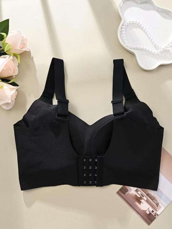 🎁Ribbet push-up-bh med justerbare bøyler for kvinner