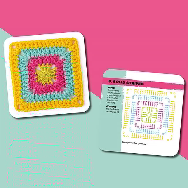 [50 miks og match design]The Granny Square Card Deck