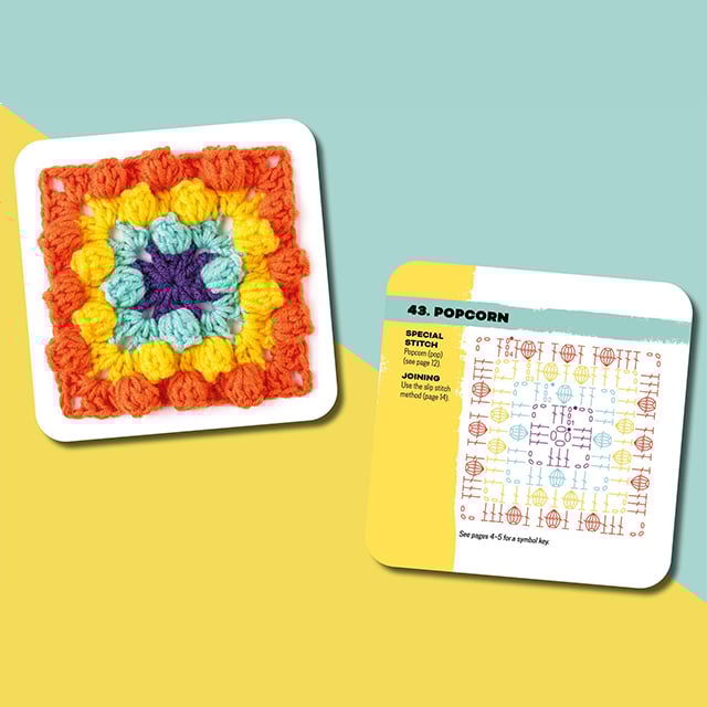 [50 miks og match design]The Granny Square Card Deck