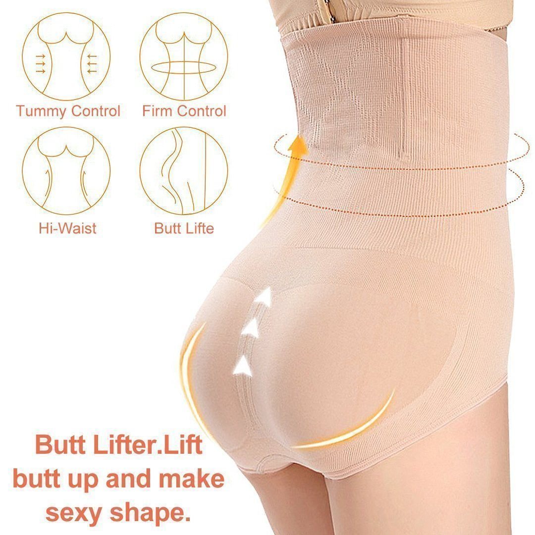 🎉Shapewear-truse med høy midje og magekontroll