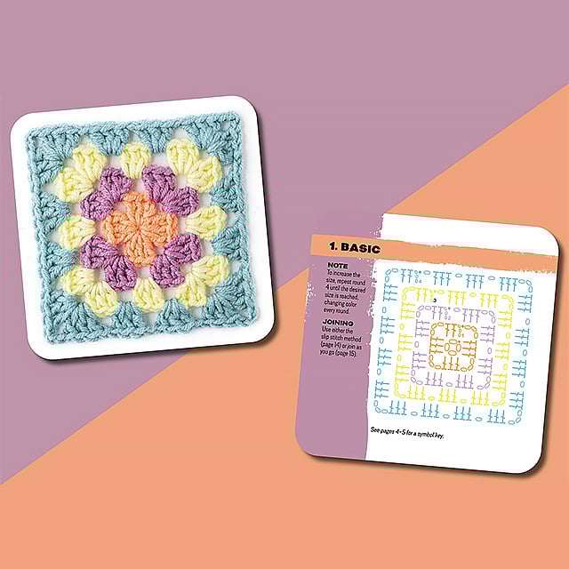 [50 miks og match design]The Granny Square Card Deck