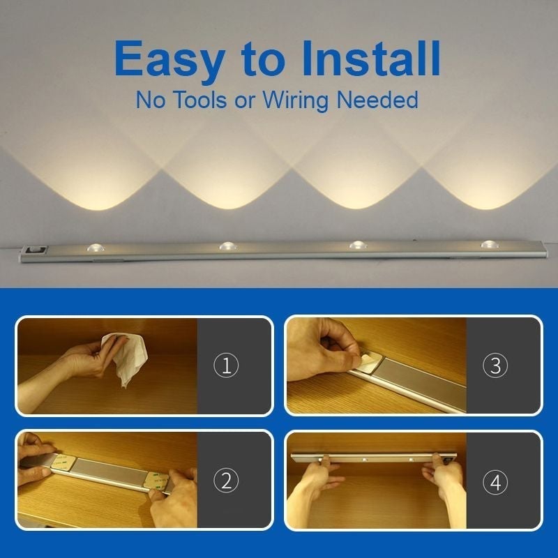 💡 LED Motion Sensor Cabinet Light