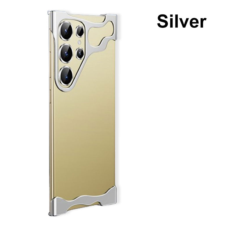 Kreativt metallskjelett-telefonveske for S24/23