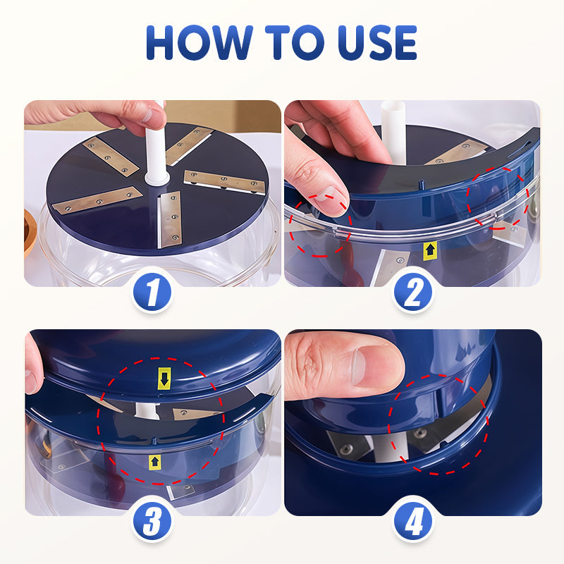 [Gratis frakt] Bærbar automatisk elektrisk frukt- og grønnsaksskreller🧄🍇