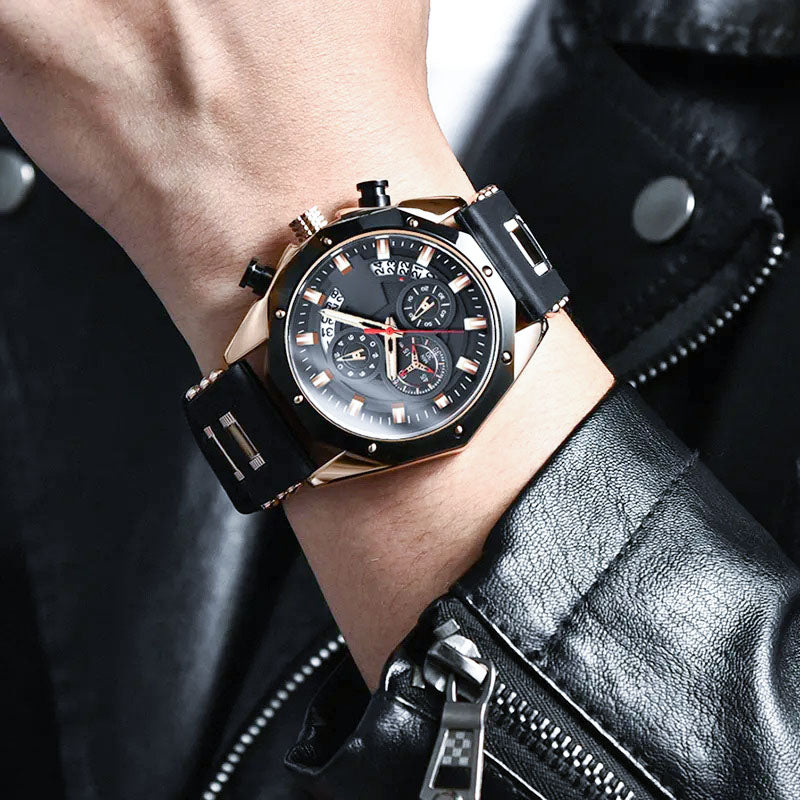 🔥Hot Sale🔥Large Dial Calendar Quartz Business Watch