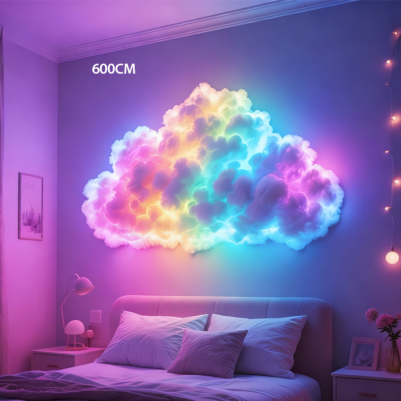 ⏳Begrenset tilbud⏰DIY LED «Storm Cloud» lysdekorasjon med USB-strømforsyning🌈☁️
